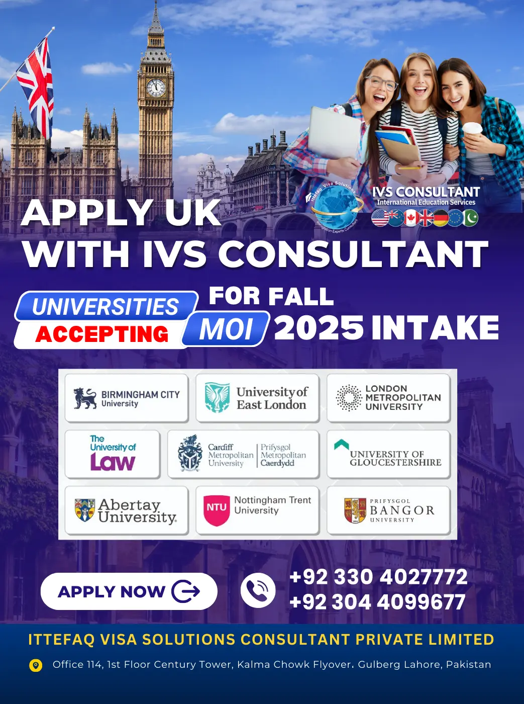 STUDY IN UK INTAKE 2025 Pakistan